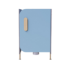Гигиеническая кабинка из коллекции «НЕГА» (цвет голубой) - «globural.ru» - Кировград