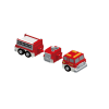 Магнитный конструктор Транспорт "Смешай и собери". Серия Пожарная и спасательная техника. Комплект на группу - «globural.ru» - Кировград