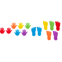 Набор следов "Отпечатки рук и ног" - «globural.ru» - Кировград