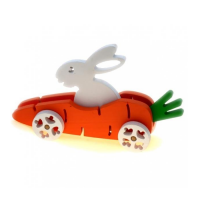 Каталка "Заяц Морковка"   - «globural.ru» - Кировград