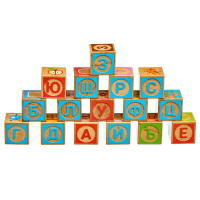 Кубики "Русский алфавит с тиснением" - «globural.ru» - Кировград