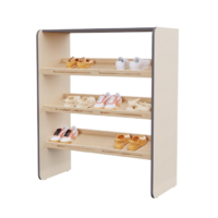 Полка для обуви во входную группу из коллекции мебели «НЕГА» (цвет бежевый) - «globural.ru» - Кировград