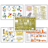 Плакаты ПРОФТЕХ "Сырье и материалы хлебопекарного производства" (20 пл, винил, 70х100) - «globural.ru» - Кировград