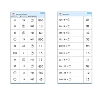 Комплект карточек (10) "Обучающий калейдоскоп. Умножение и деление в два шага" - «globural.ru» - Кировград