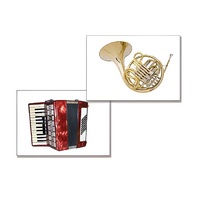 Дидактическое пособие "Музыкальные инструменты" (24 карточки, А4, ламинированное) - «globural.ru» - Кировград