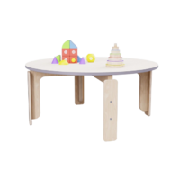 Круглый растущий стол из коллекции «НЕГА» р.гр. 2-3 (цвет бежевый) - «globural.ru» - Кировград