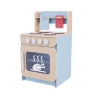 Плита с духовым шкафом из коллекции «НЕГА» (голубой) - «globural.ru» - Кировград