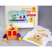 Игровой набор Фребеля "Конструктор деревянный без соединений-4" (Серия "Эксперимент") - «globural.ru» - Кировград