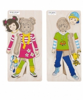 Развивающий пазл "Аника и Денис" - «globural.ru» - Кировград