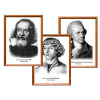 Портреты выдающихся астрономов, комплект 5 шт - «globural.ru» - Кировград