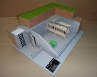 Макет встроенного противорадиационного укрытия (маленький вариант) - «globural.ru» - Кировград