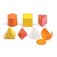 Фигуры геометрические складные 2D в 3D 8 см (6 форм, 3 цвета) - «globural.ru» - Кировград