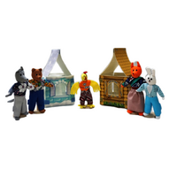 Набор шагающих кукол к сказке "Заюшкина избушка" - «globural.ru» - Кировград