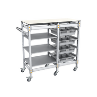 Тележка 2-х секционная для учебных наборов и цифровых лабораторных комплексов SenseDisc - «globural.ru» - Кировград