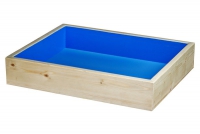 Юнгианская песочница 40*50 для песка и воды + 5 кг песка в комплекте с крышкой - «globural.ru» - Кировград