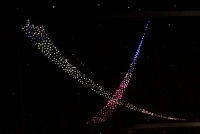 Потолок "Звездное небо с анимационным фибероптическим эффектом метеориты" - «globural.ru» - Кировград