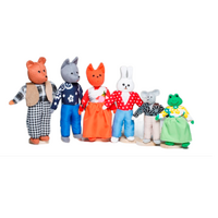 Набор шагающих кукол к сказке "Теремок" - «globural.ru» - Кировград