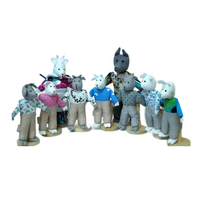 Набор шагающих кукол к сказке "Волк и семеро козлят" - «globural.ru» - Кировград