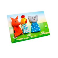 Набор пальчиковых кукол к сказке "Кот, Петух и Лиса" - «globural.ru» - Кировград