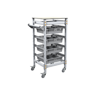 Тележка 1-секционная для учебных наборов и цифровых лабораторных комплексов SenseDisc - «globural.ru» - Кировград