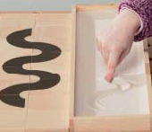 Комплект психолога Пертра. Дополнительный набор с песком для развития графомоторики c пластинами - «globural.ru» - Кировград