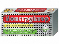 Конструктор металлический №7 (для уроков труда) 148 элементов - «globural.ru» - Кировград