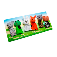 Набор пальчиковых кукол к сказке "Теремок" - «globural.ru» - Кировград