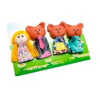 Набор пальчиковых кукол к сказке "Три медведя" - «globural.ru» - Кировград