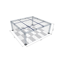 Огражденное пространство с защитной сеткой для безопасного пилотирования 8х8х3м  - «globural.ru» - Кировград