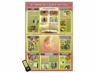 Интерактивный стенд "История светской культуры" адаптивный, с сенсорным пультом управления и планшетом со шрифтом Брайля (основы духовно-нравственной культуры народов России) - «globural.ru» - Кировград