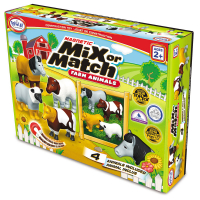 Магнитный конструктор "Смешай и собери". Животные фермы. Стартовый набор - «globural.ru» - Кировград