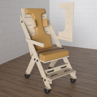 Стул для ребенка с ОВЗ «Новые горизонты» №4 со столешницей коричневый - «globural.ru» - Кировград