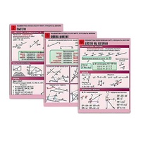 Комплект таблиц по геометрии "Планиметрия. Преобразования фигур. Координаты. Векторы"(10 табл, А1, лам) - «globural.ru» - Кировград