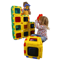 Набор Полидрон Гигант "Комплект встраиваемых цветных окон". Дополнительный набор - «globural.ru» - Кировград