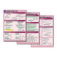 Комплект таблиц по геометрии "Планиметрия. Прямые. Отрезки. Углы" (8 табл., А1, лам.) - «globural.ru» - Кировград