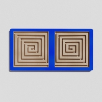 Такт-панель "Синий лабиринт №4" - «globural.ru» - Кировград