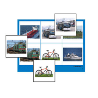 Лото "Транспорт" (4 планшета, 24 карточки, цветное, ламинированное) - «globural.ru» - Кировград