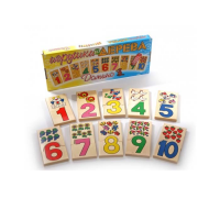 Деревянное домино "Фрукты и цифры" - «globural.ru» - Кировград