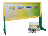 Двухстороннее магнитно-маркерное панно "Подбери пару" с комплектом тематических магнитов - «globural.ru» - Кировград