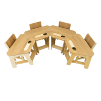 Комплект детских столов и стульев для детей с 3 до 7 лет (4 комплекта)  - «globural.ru» - Кировград