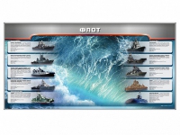 Магнитное панно "Флот" с комплектом тематических магнитов - «globural.ru» - Кировград