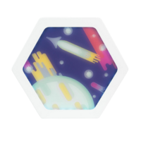 Декоративная тактильная панель с подсветкой - «Космос» - «globural.ru» - Кировград