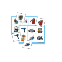 Лото "Бытовая техника" (4 планшета, 24 карточки, цветное, ламинированное) - «globural.ru» - Кировград