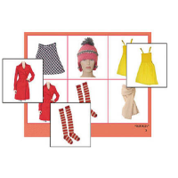 Лото "Одежда" (4 планшета, 24 карточки, цветное, ламинированное) - «globural.ru» - Кировград