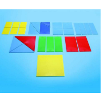 Набор пластин для представления дробей в виде квадратов - «globural.ru» - Кировград