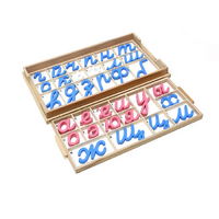 Большой подвижный деревянный алфавит - прописные наклонные буквы - «globural.ru» - Кировград