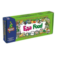 Домино пластмассовое на английском языке «Еда» - «globural.ru» - Кировград