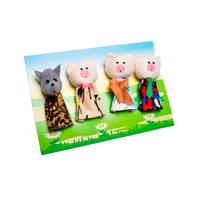 Набор пальчиковых кукол к сказке "Три поросенка" - «globural.ru» - Кировград