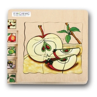 Развивающий пазл "Яблоко" - «globural.ru» - Кировград