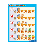 Комплект таблиц. Математика 3-4 года. "Считалочка". - «globural.ru» - Кировград